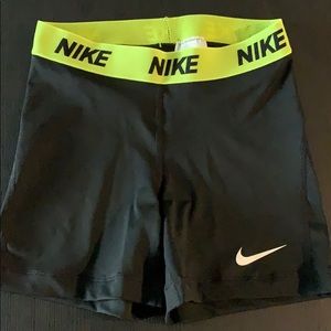 Nike black spandex shorts 5”